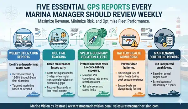 Essential reports for marina management